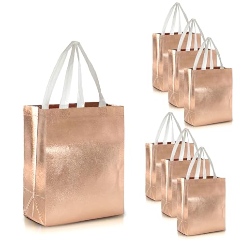 Rose Gold With White Handles - Medium Size