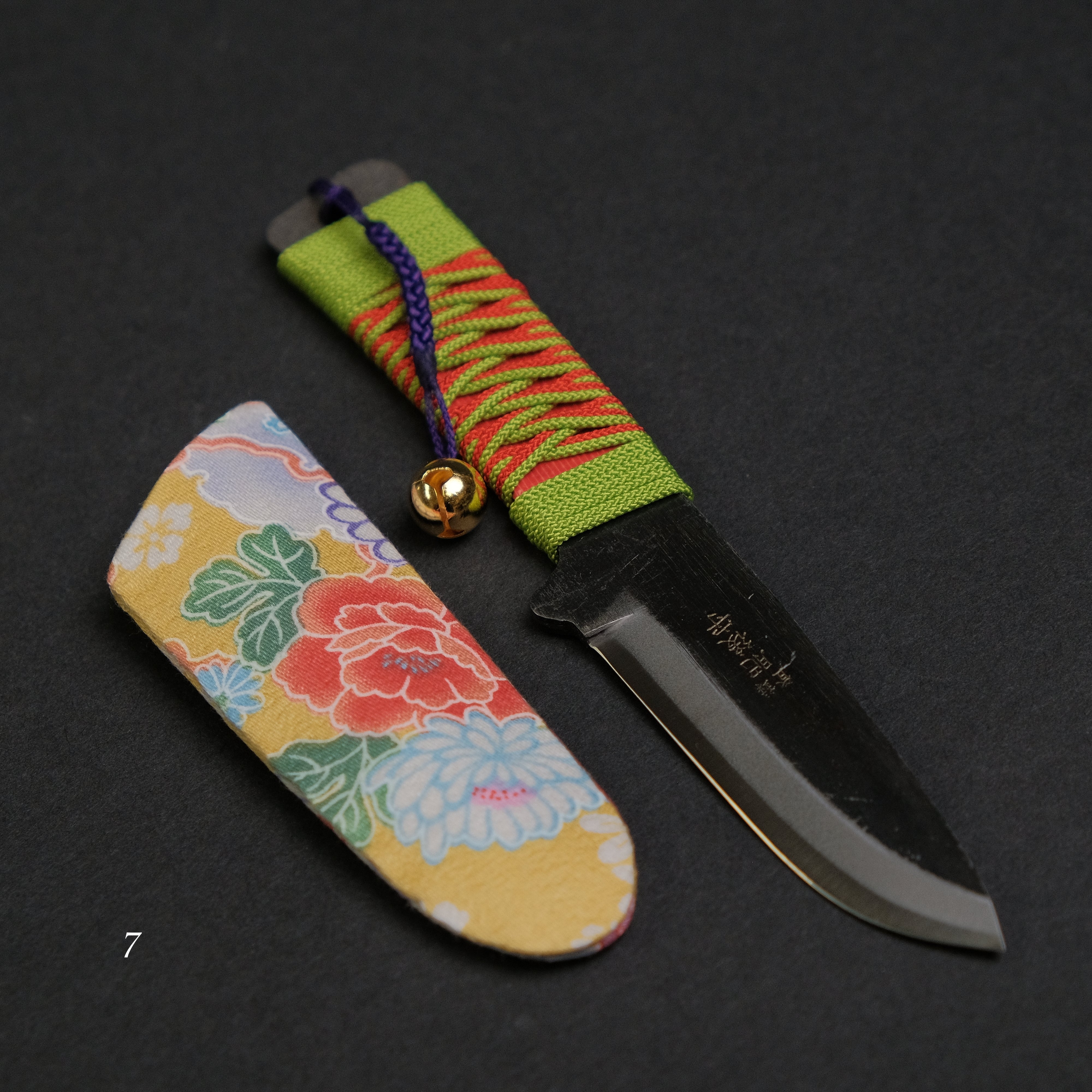 Higonokami Kogatana Japanese Fixed Blade Knife 155mm - Traditional Folding Pocket Knife for Outdoor, Camping & EDC (Multiple Colors Available)