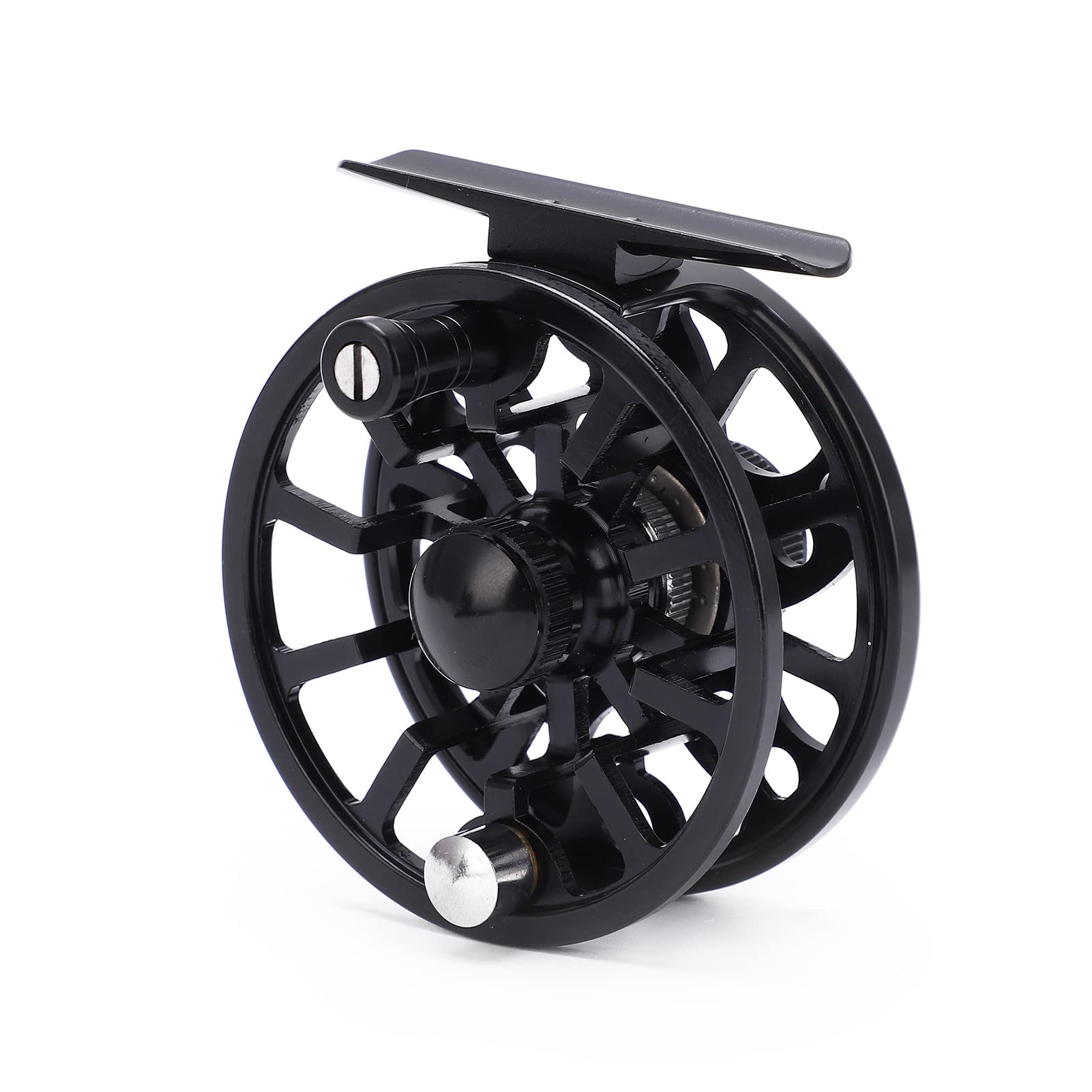 Ubersweet® Aluminum Alloy Fly Fishing Reel - Compact, Lightweight & Durable Spinning Reel for Lake, Ice & Outdoor Fishing | Perfect for Trout, Bass & Salmon Fishing Adventures