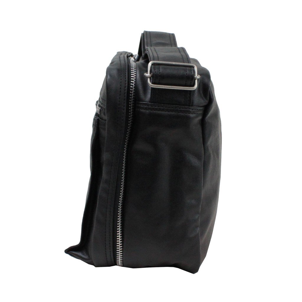 Yoshida Porter Freestyle Shoulder Bag 707-08211 - Durable Nylon Crossbody Bag for Men & Women, Lightweight Travel & Everyday Use (Black) - Perfect for Commuting, Work, and Outdoor Activities