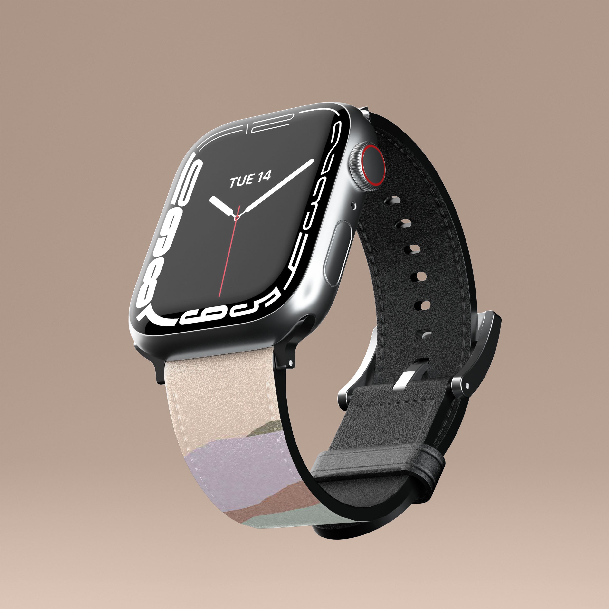 Premium Genuine Leather Apple Watch Band - Soft, Durable & Comfortable for All-Day Wear - Perfect for Workouts, Running & Everyday Use