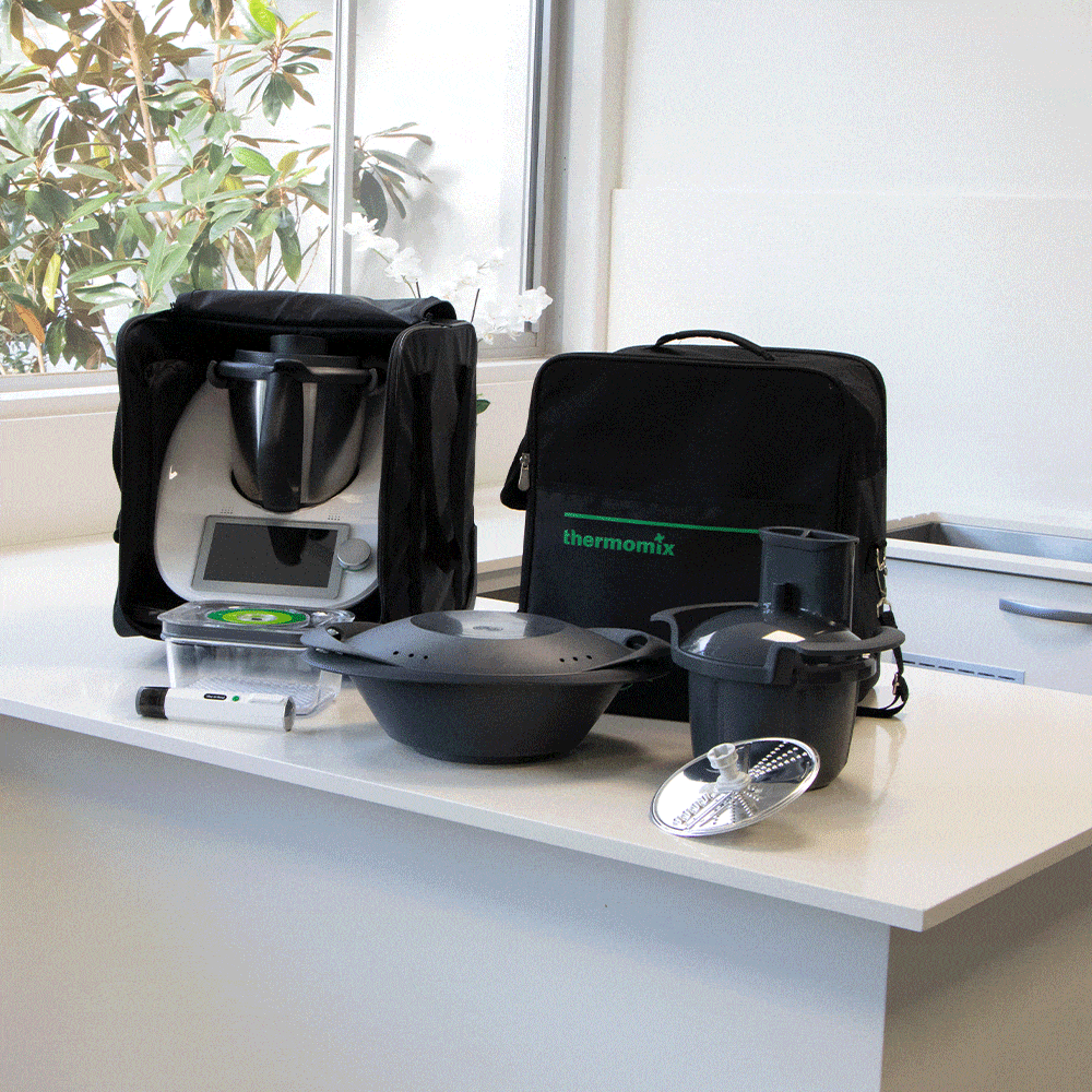 Thermomix® Trolley & Accessory Storage Bag for TM5/TM6 - Compact Kitchen Organizer for Meal Prep & Cooking Accessories