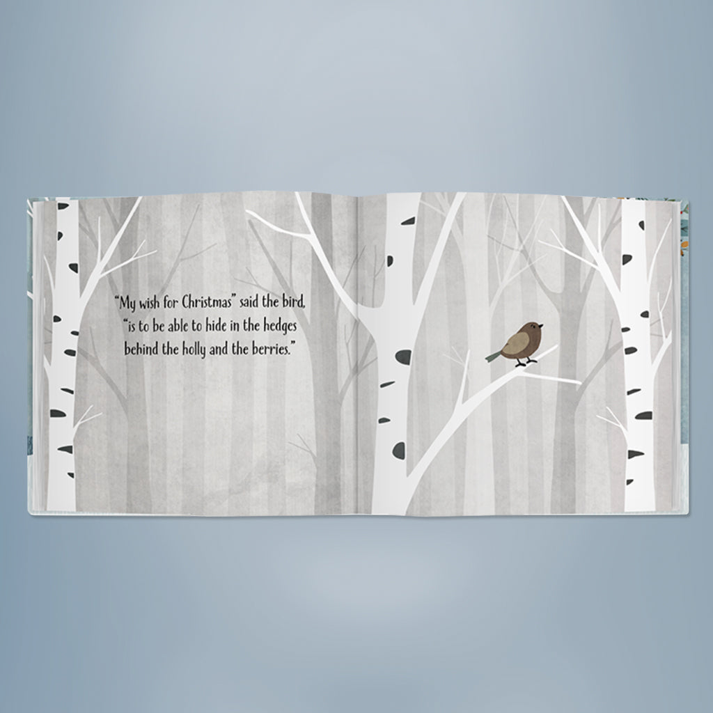 Personalized Christmas Stocking and Book Set for Kids - Little Grey Bunny Themed Holiday Gift for Children | Perfect for Christmas Decorations, Stocking Stuffers & Holiday Storytime