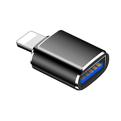 INVICTO USB OTG Adapter for iPhone & iPad - iOS 14+ Compatible - Connect Flash Drives, Keyboard, Mouse to iPhone 14/13/12/11 Series - Perfect for File Transfer, Work & Gaming