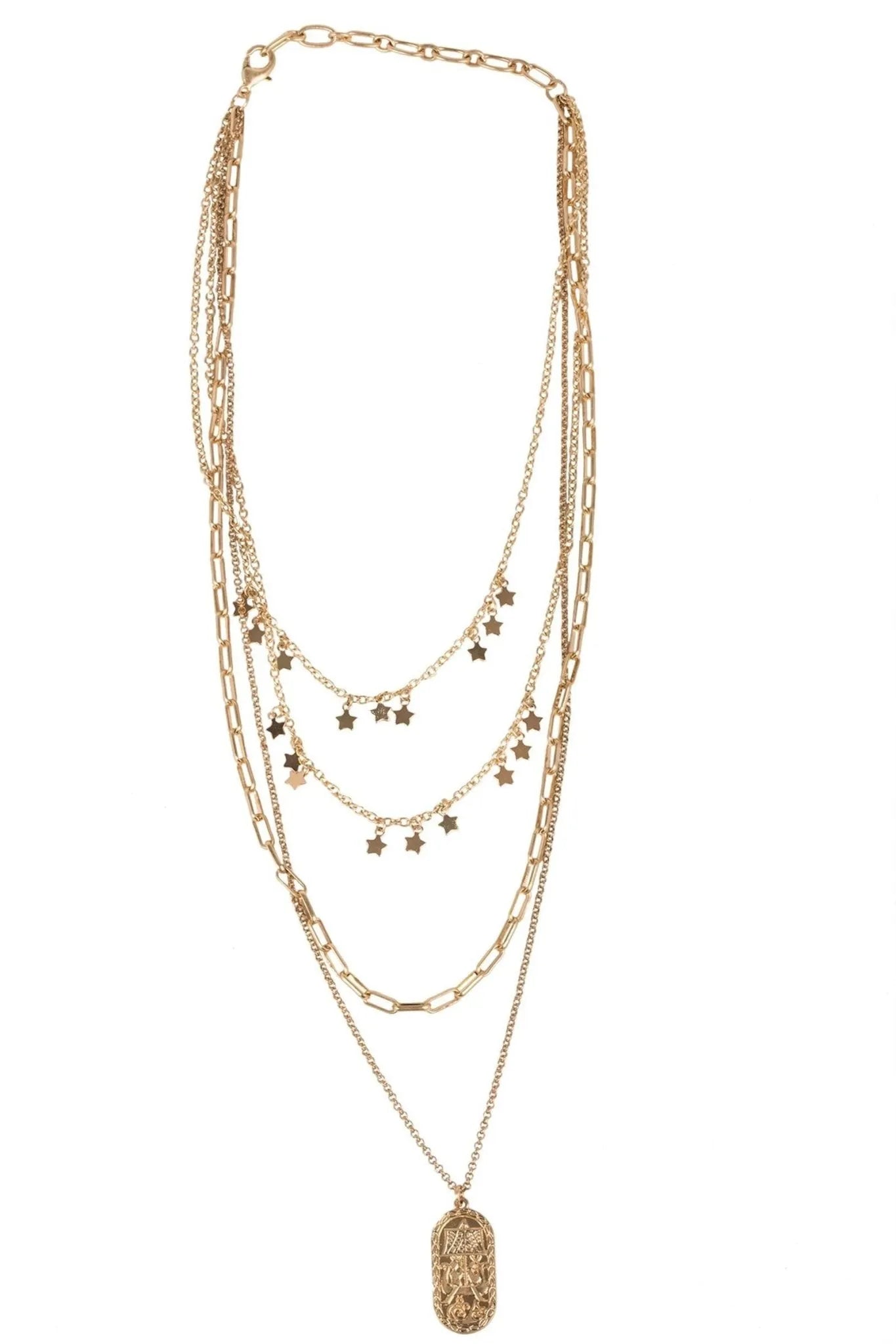 Star Charm Layered Necklace for Women - Elegant Celestial Jewelry for Everyday Wear & Special Occasions
