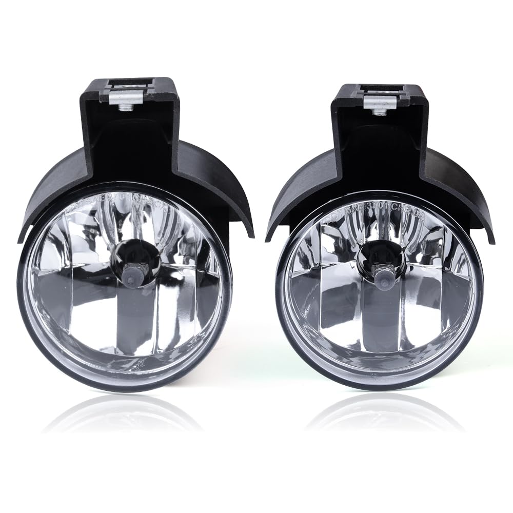 PIT66 Fog Lights for 1997-2000 Dodge Dakota & 1998-2000 Durango - Clear Lens Replacement Fog Lamps - Perfect for Night Driving and Off-Road Adventures