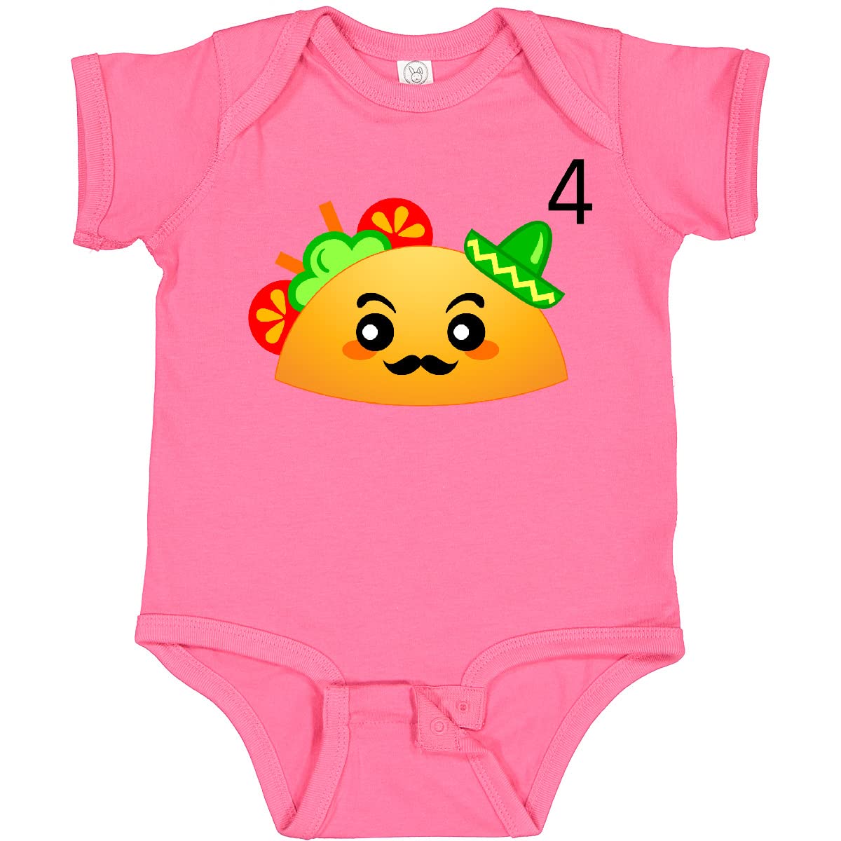 Inktastic Taco Power Baby Bodysuit - Cute Taco Print Onesie for Infants & Toddlers - Perfect for Taco Tuesday, Baby Showers & Themed Parties