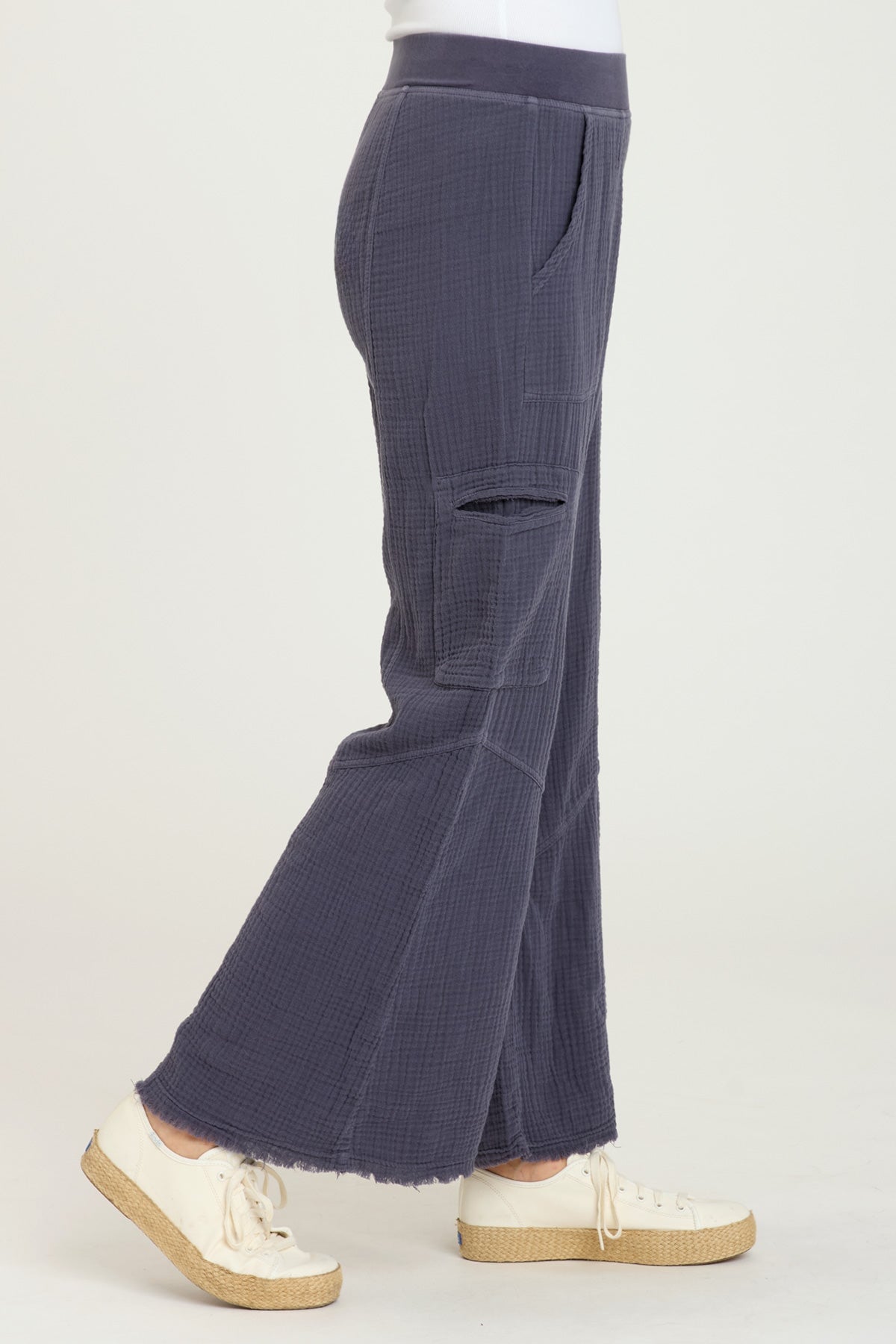 Bishop Pant Hypnotic Pigment - High-Waist Slim Fit Trousers for Women | Trendy Office & Casual Wear | Perfect for Work, Travel & Night Out