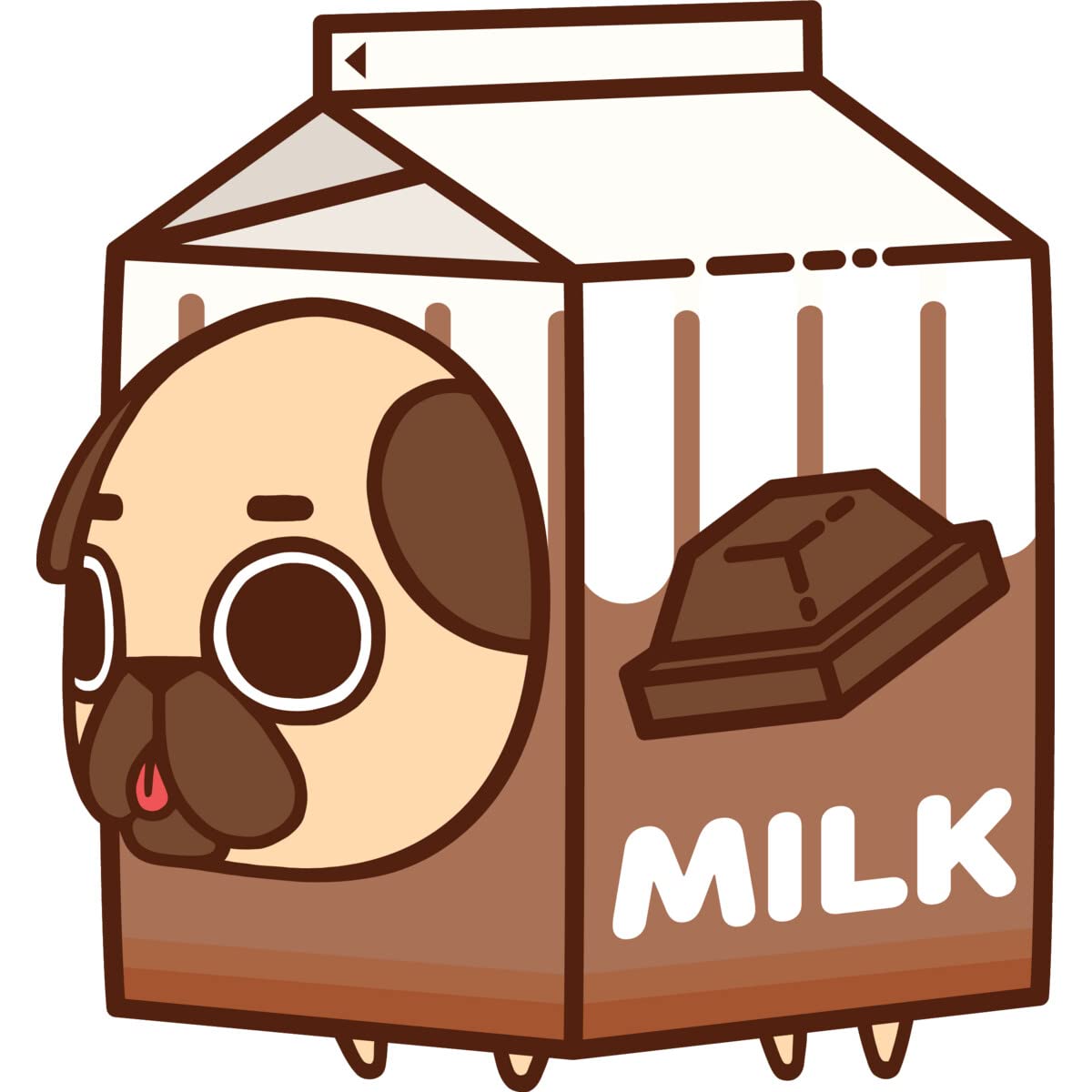 Design By Humans Men's Puglie Chocolate Milk Graphic Tank Top - Soft Cotton Casual Tee for Summer Outings, Beach Trips & Streetwear Fashion