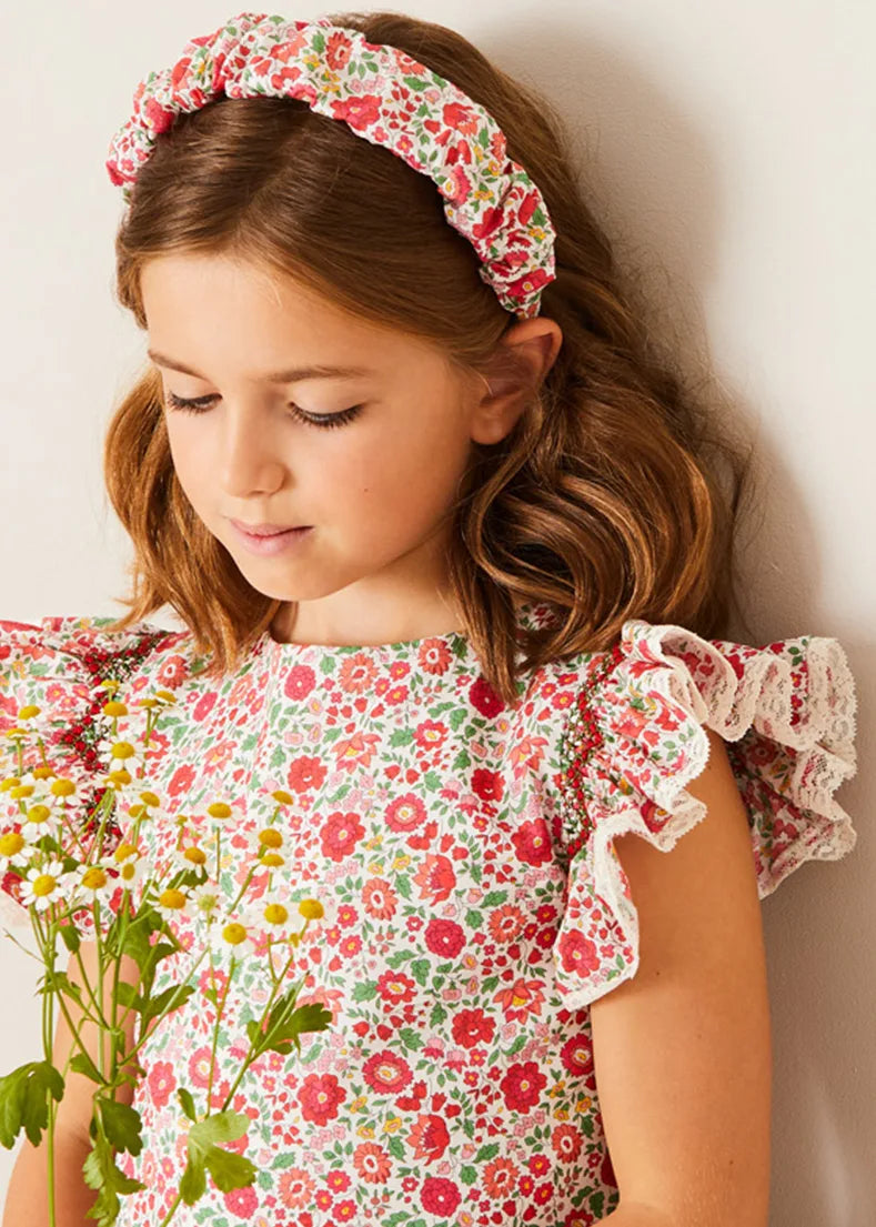 Margot Dress for Girls - Stylish & Comfortable Floral Summer Dress for Kids - Perfect for Parties, School & Special Occasions