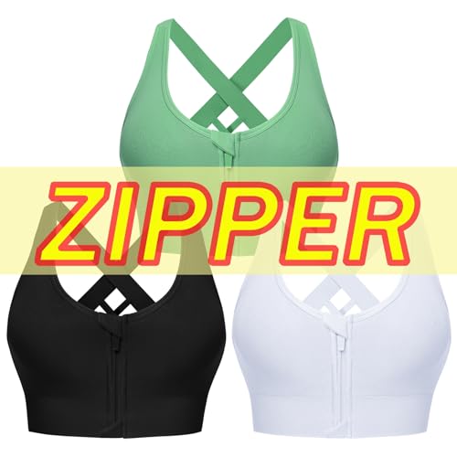 Zipper-black+white+light Green