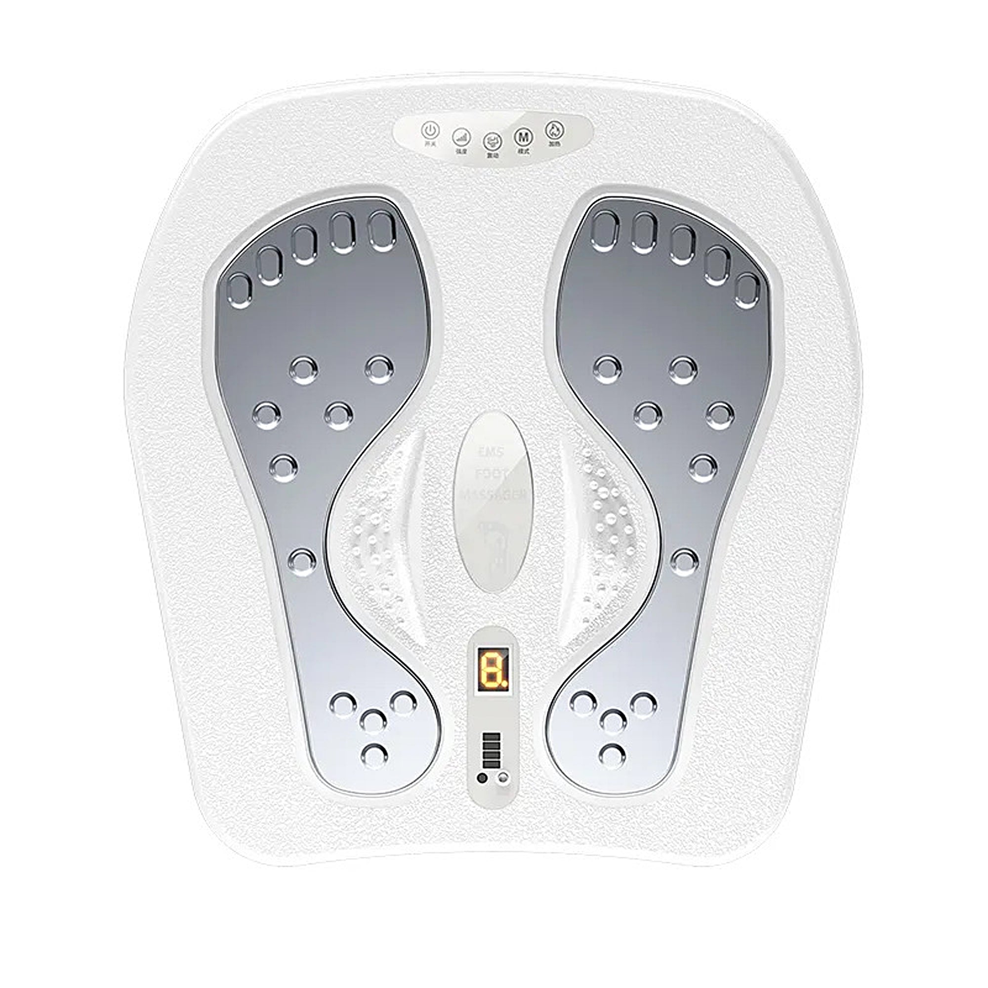Foot Dr Energym 4-in-1 Leg & Foot Massager with Microcurrent & Heat Therapy - Relieve Pain, Improve Circulation for Home & Office Use