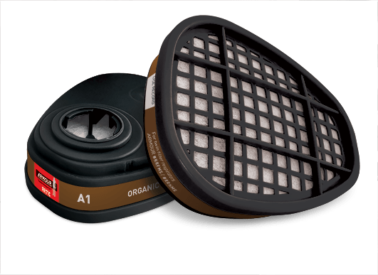 3M Organic Vapor Cartridge A1 - 3 Pairs Replacement Respirator Filters for Painting, Chemical Handling & Industrial Safety