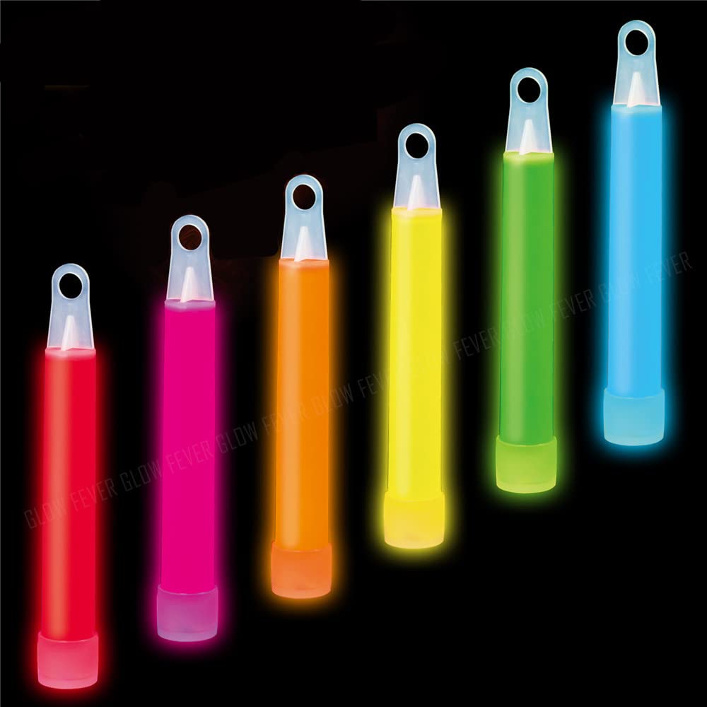 Premium Glow Sticks Bulk 100ct - Super Bright, 12hr Glow for Parties & Events