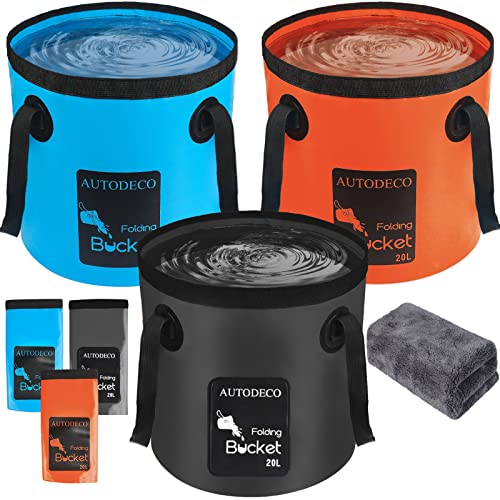 3pcs-blue & Orange & Black