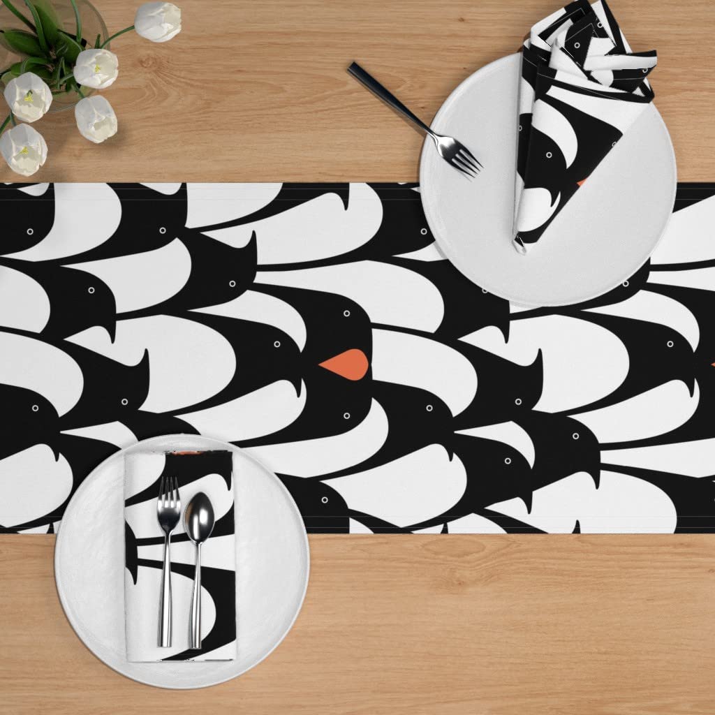 Custom Cotton Sateen Table Runner 72