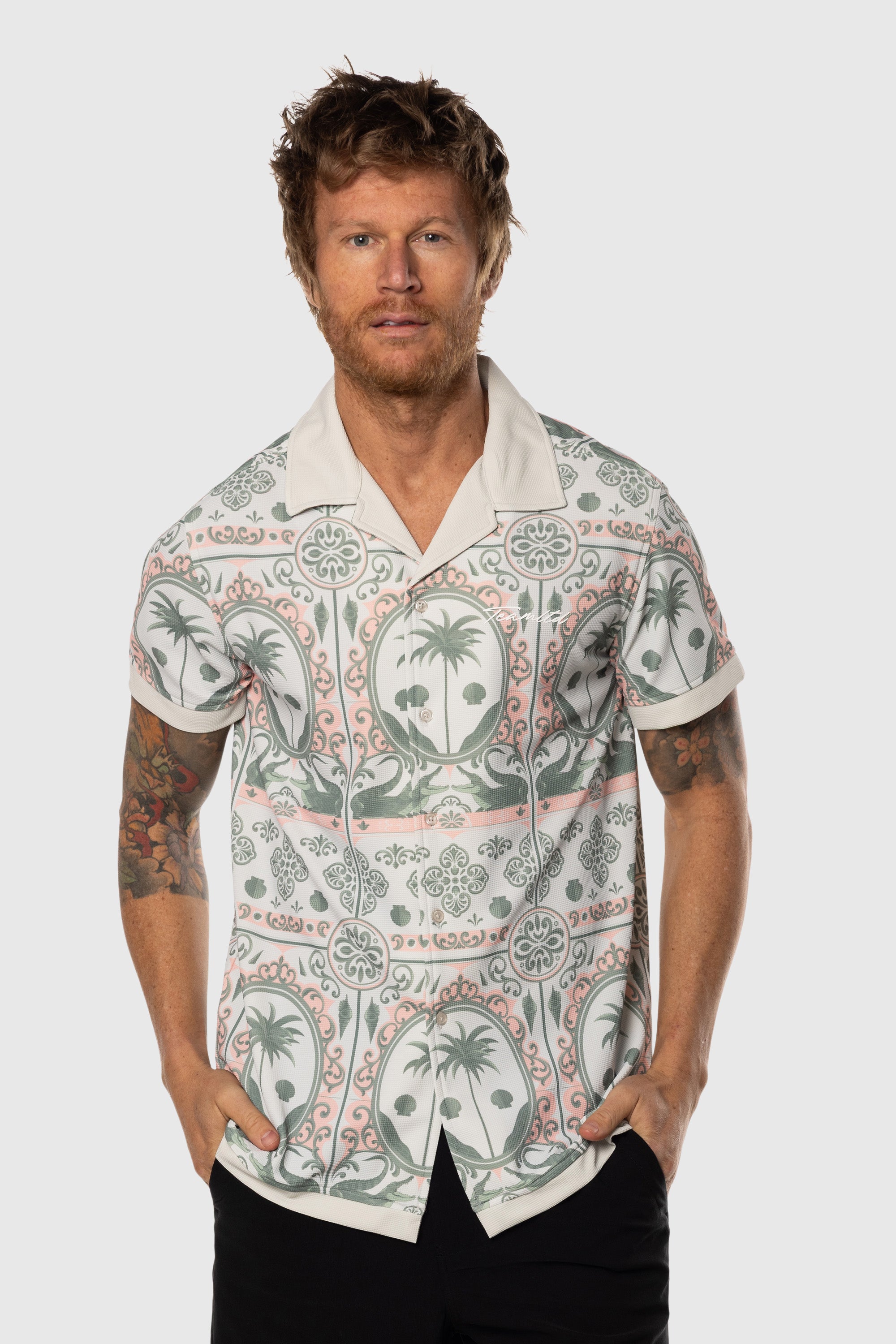 Stylish Beach Club Button Up Shirt for Men - Casual Summer Wear for Vacations, Parties & Outdoor Activities