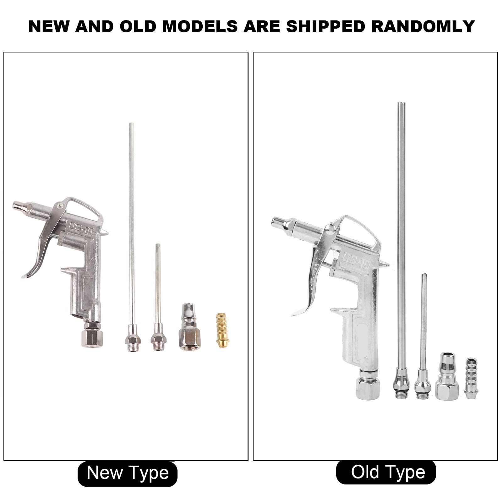DG-10 Adjustable Pneumatic Air Nozzle Blow Gun - Aluminum Alloy Dust Cleaning Tool for Motorcycle Repair, Workshop & Industrial Cleaning (High-Pressure Air Duster for Auto Maintenance, Electronics, HVAC Systems)