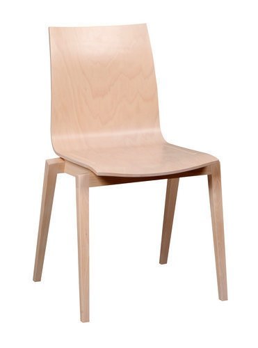 Stockholm Side Chair by Ton - Modern Wooden Dining Chair for Kitchen, Restaurant & Office - Scandinavian Design with Comfortable Seat & Sturdy Frame