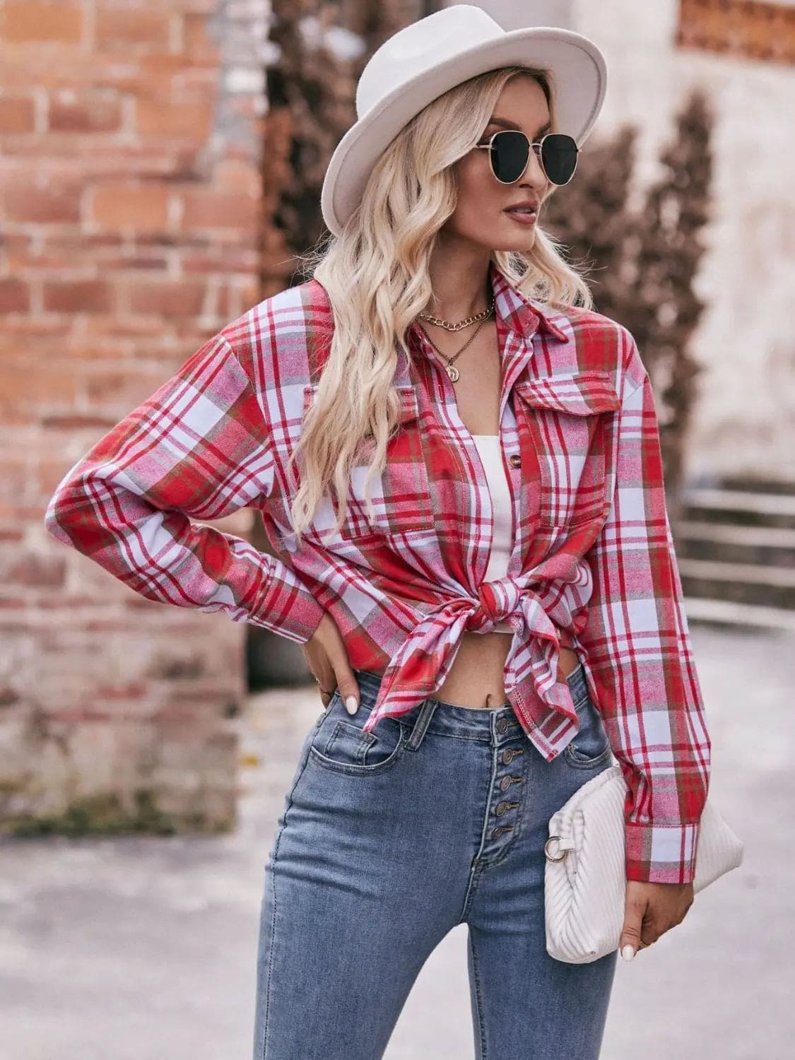 Stylish Plaid Dropped Shoulder Longline Shirt for Men & Women | Casual Oversized Flannel Shirt | Perfect for Fall Layering, Streetwear Outfits and Cozy Loungewear
