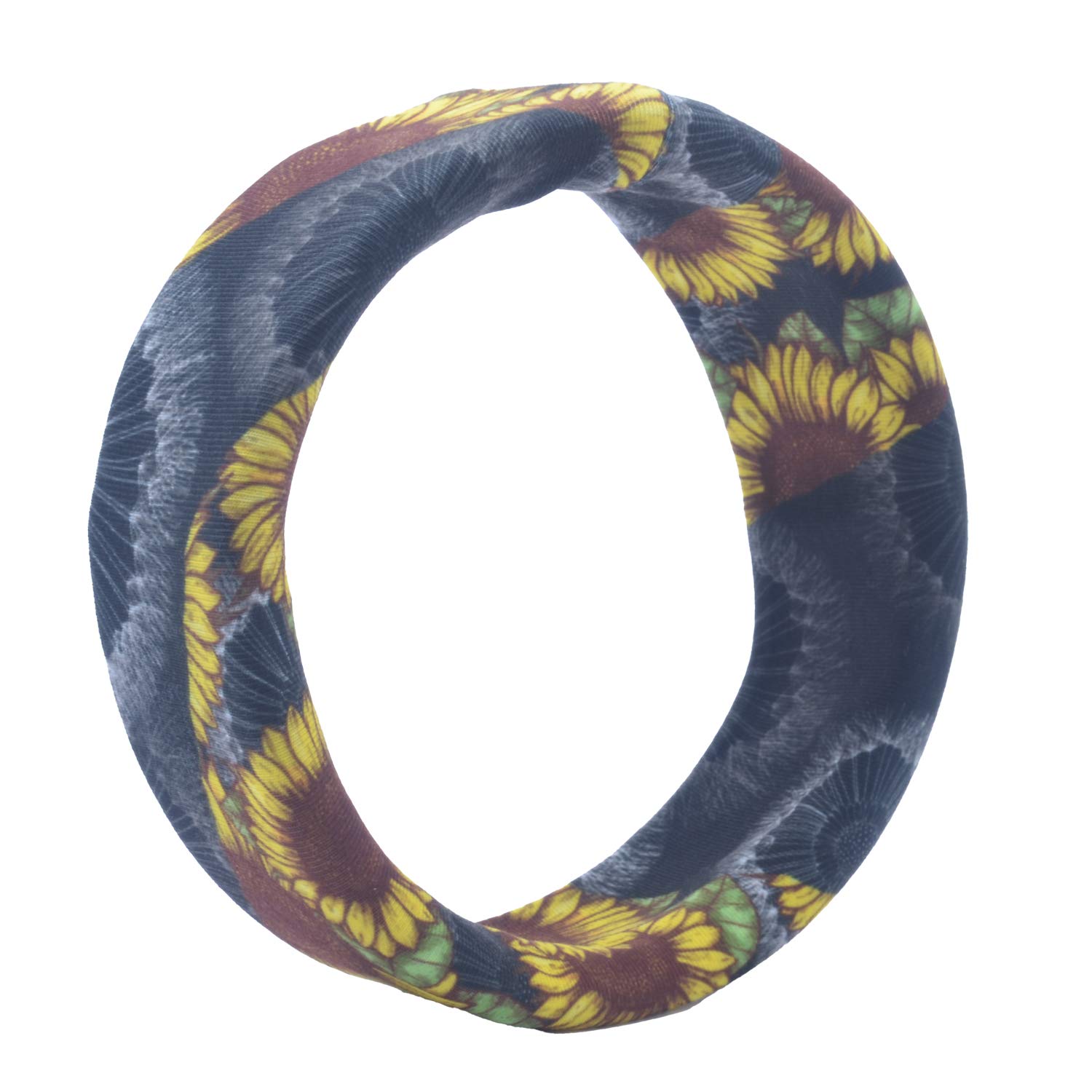 CowCow Women's Yoga Headbands - Stretchy Lightweight Sports Headband for Running, Workout & Fitness - Floral Patchwork Design for Women & Girls - Perfect for Yoga, Gym, Jogging & Outdoor Activities