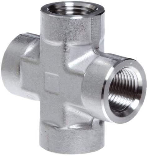 Stainless Steel 316 Pipe Fitting Cross - 1/4