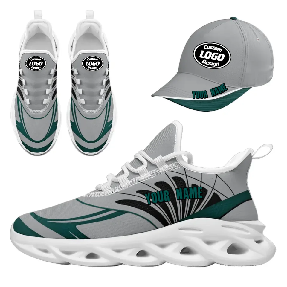 Custom Maxsoul Sneakers & Hat Combo - Personalized Athletic Shoes & Apparel Set for Gifts, Brand Promotion, Fan Festivals, Sports Events | Unisex Design for Running, Gym Workouts & Casual Wear
