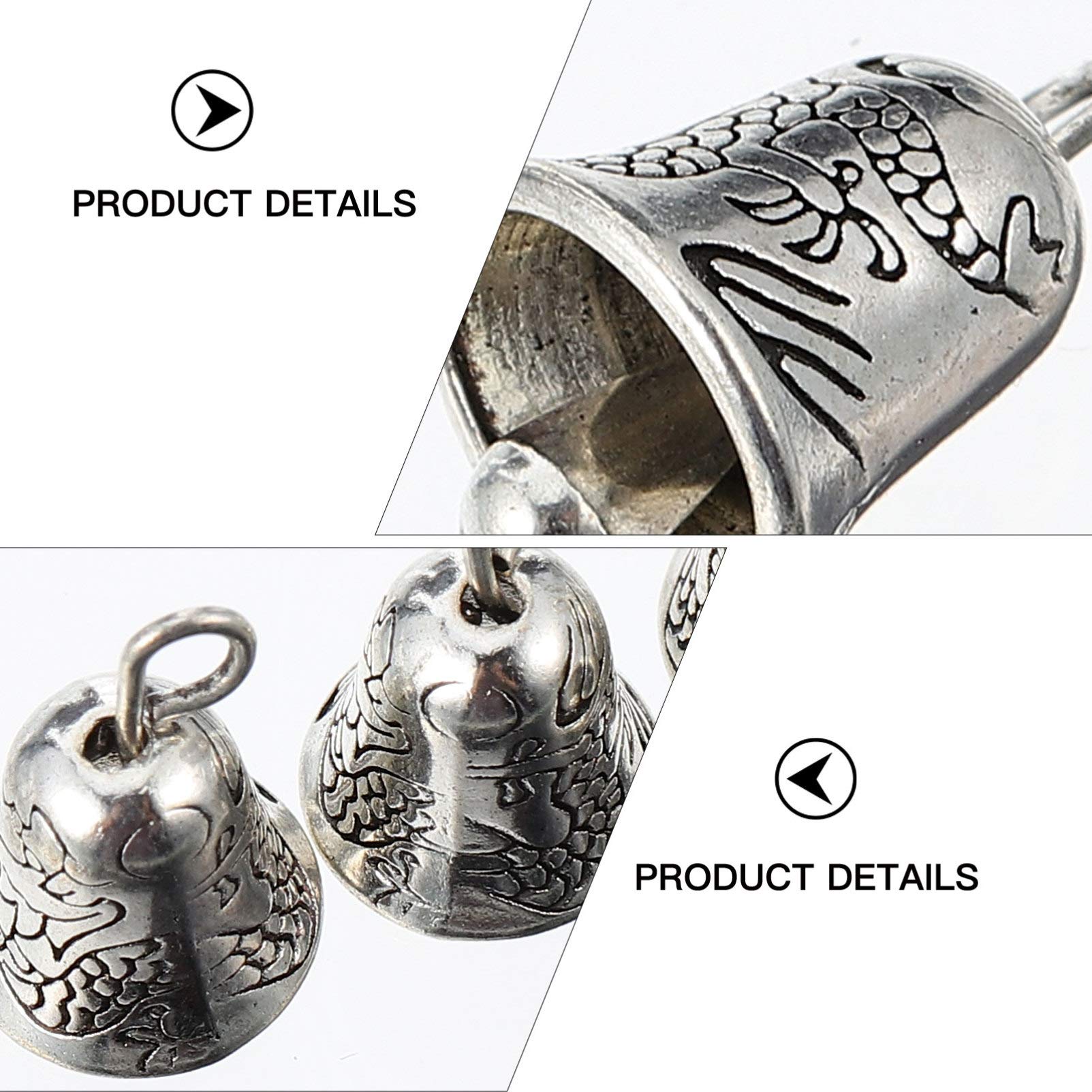 20pcs Silver Christmas Jingle Bell Charms for Jewelry Making, DIY Crafts, Xmas Tree Ornaments - Perfect for Holiday Decorations, Gift Wrapping & Party Favors
