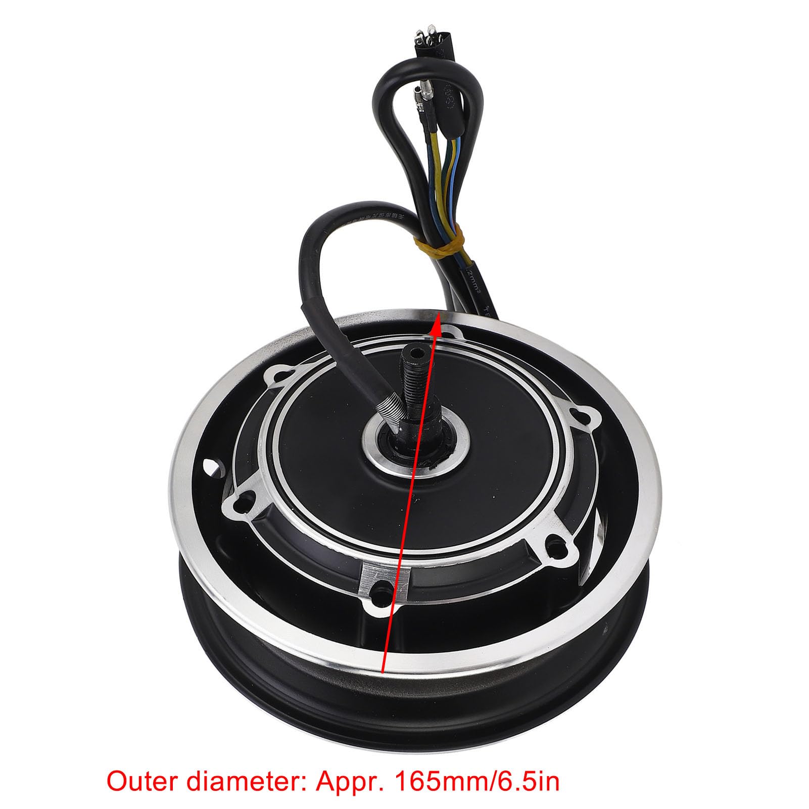 1000W 48V Electric Scooter Motor - High Power Aluminum Alloy Wheel Hub Motor for DIY Electric Bikes - Silent Operation for Commuting, Off-Road & Urban Transportation