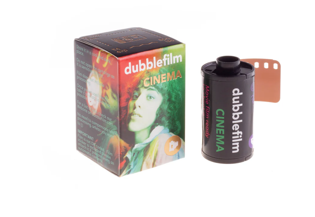 Dubblefilm Cinema ISO 800 Color Film - 35mm Roll Film with 36 Exposures for Vintage Photography & Creative Projects - Perfect for Travel, Street Photography, and Artistic Portraits