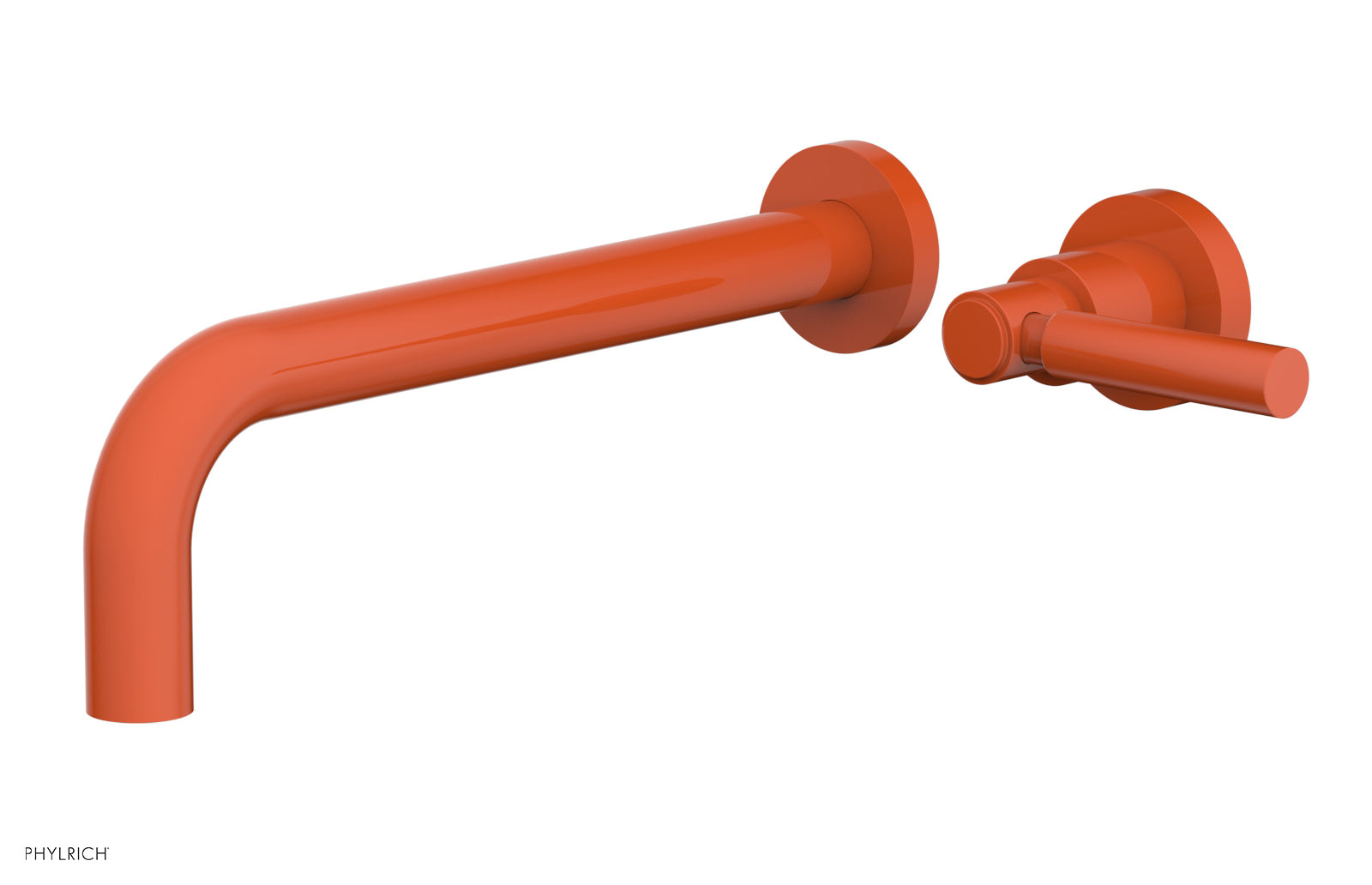 D130 16 Single Handle Wall Mount Lavatory Faucet Set with Lever Handle - Perfect for Bathroom Sink, Powder Room, and Guest Bath Installation