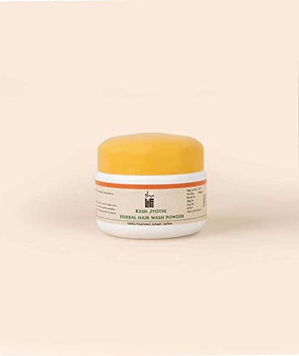 Kesh Jyoti Herbal Hair Wash Powder - 100g | Ayurvedic Natural Shampoo for Hair Growth & Dandruff Control | Perfect for Dry, Damaged & Color-Treated Hair at Home or Salon