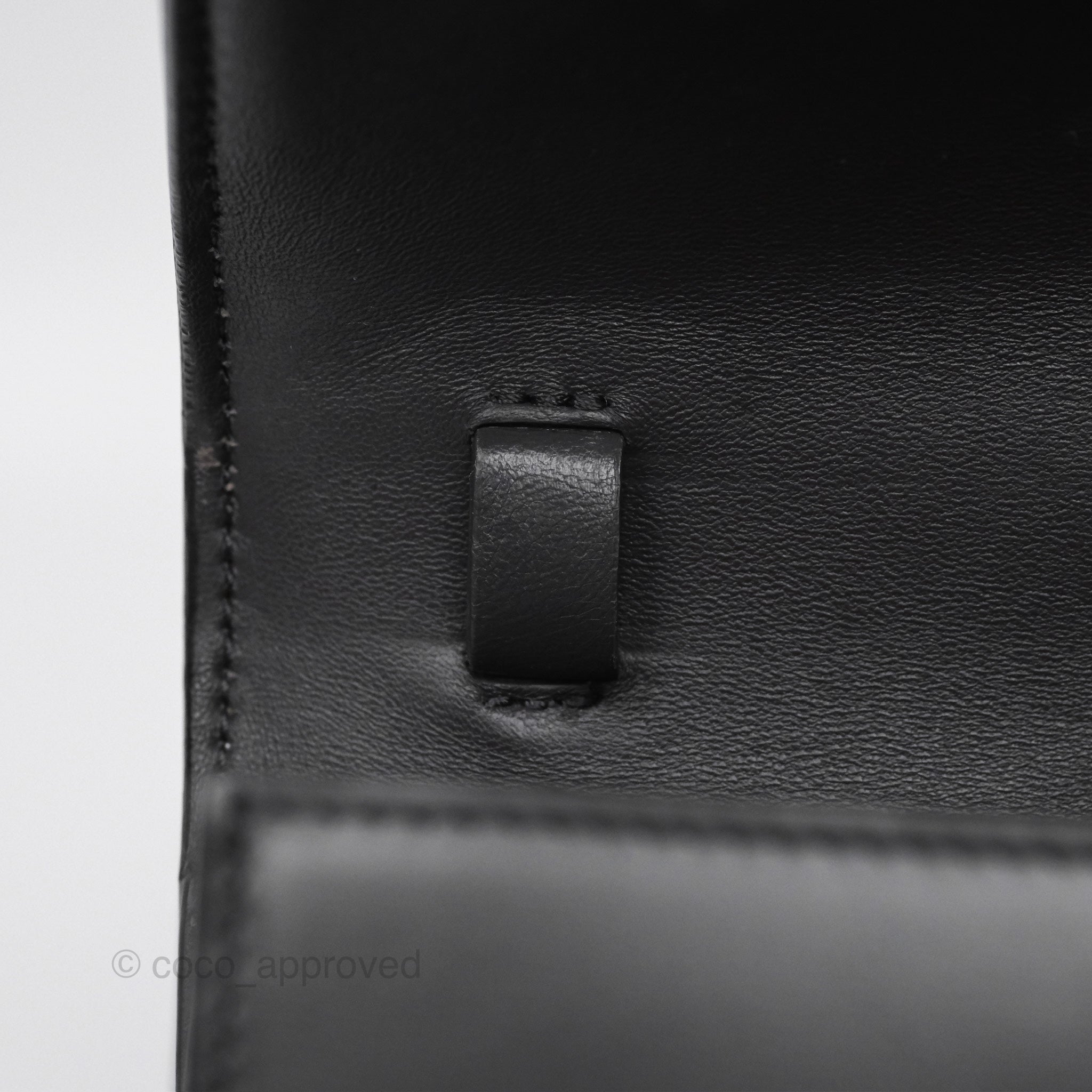 Celine Teen Classic Box Flap Bag in Dark Grey Box Calfskin Leather - Perfect for Work, Travel & Everyday Luxury