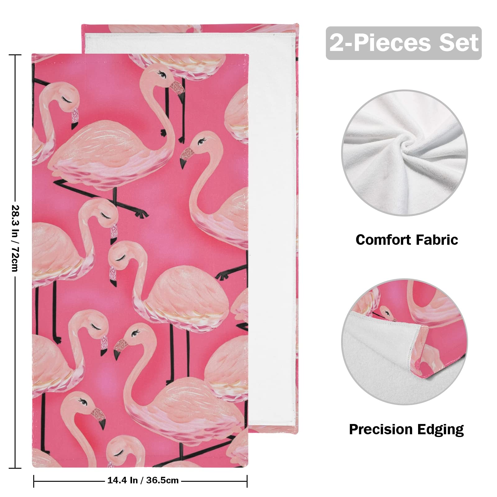 Soft & Absorbent 2-Piece Hand Towel Set - 28