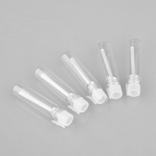 12pcs 2ml Mini Glass Travel Perfume Bottles - Empty Essential Oil Containers for Aromatherapy, Beauty Samples & Fragrance Testing | Portable Leak-Proof Bottles for DIY Perfumes, Skincare Oils & Travel Toiletries