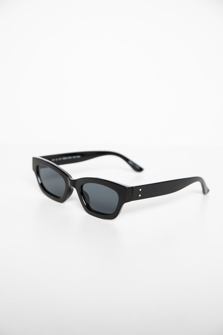 Stylish Black Slimline Sunglasses for Men & Women - UV Protection, Lightweight & Comfortable - Perfect for Driving, Travel & Outdoor Activities