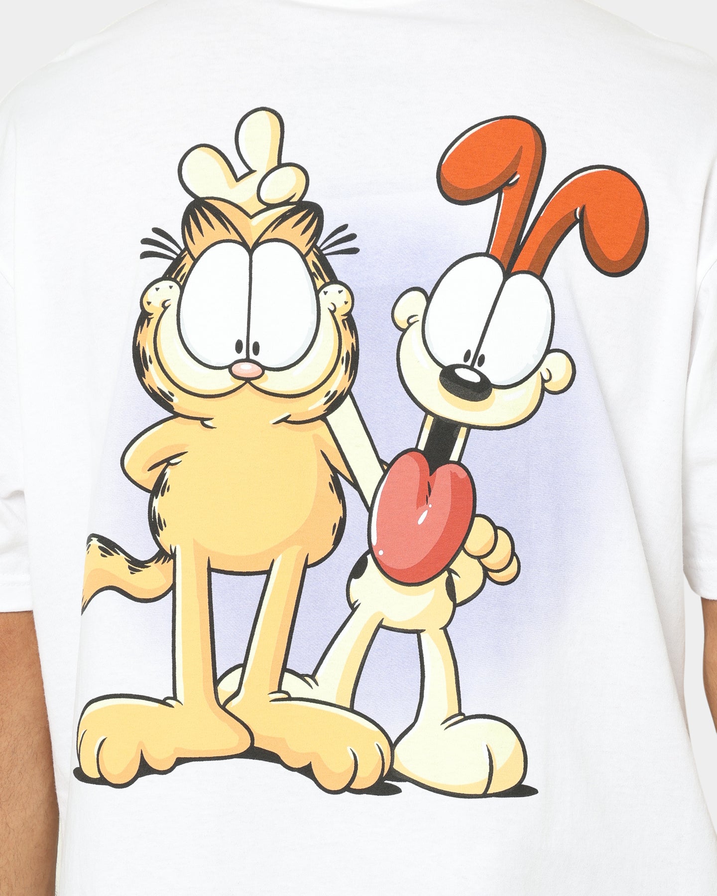 Vintage Garfield Best Friends Graphic T-Shirt - White Cotton Tee for Men & Women - Perfect for Casual Wear, Gifts, and Pop Culture Fans