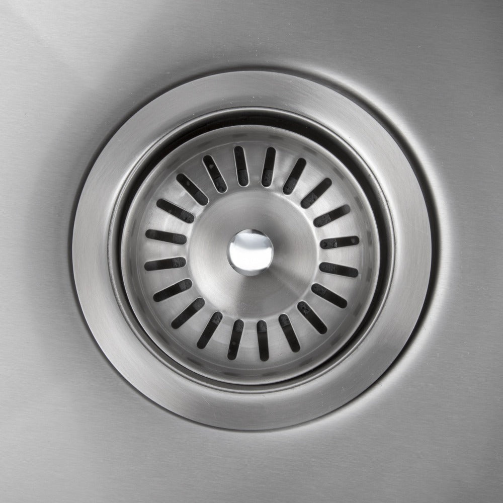 ZLINE Donner 15-inch Topmount Single Bowl Stainless Steel Kitchen Sink (STS 15) - Bar & Prep Sink for Modern Homes, Restaurants & Commercial Use