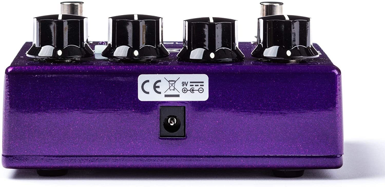 MXR M225 Sub Machine Fuzz Guitar Effects Pedal Bundle with MXR Instrument Cable & 2 Patch Cables - Professional Distortion Pedal for Electric Guitar, Bass & Studio Recording - Perfect for Rock, Metal & Live Performances