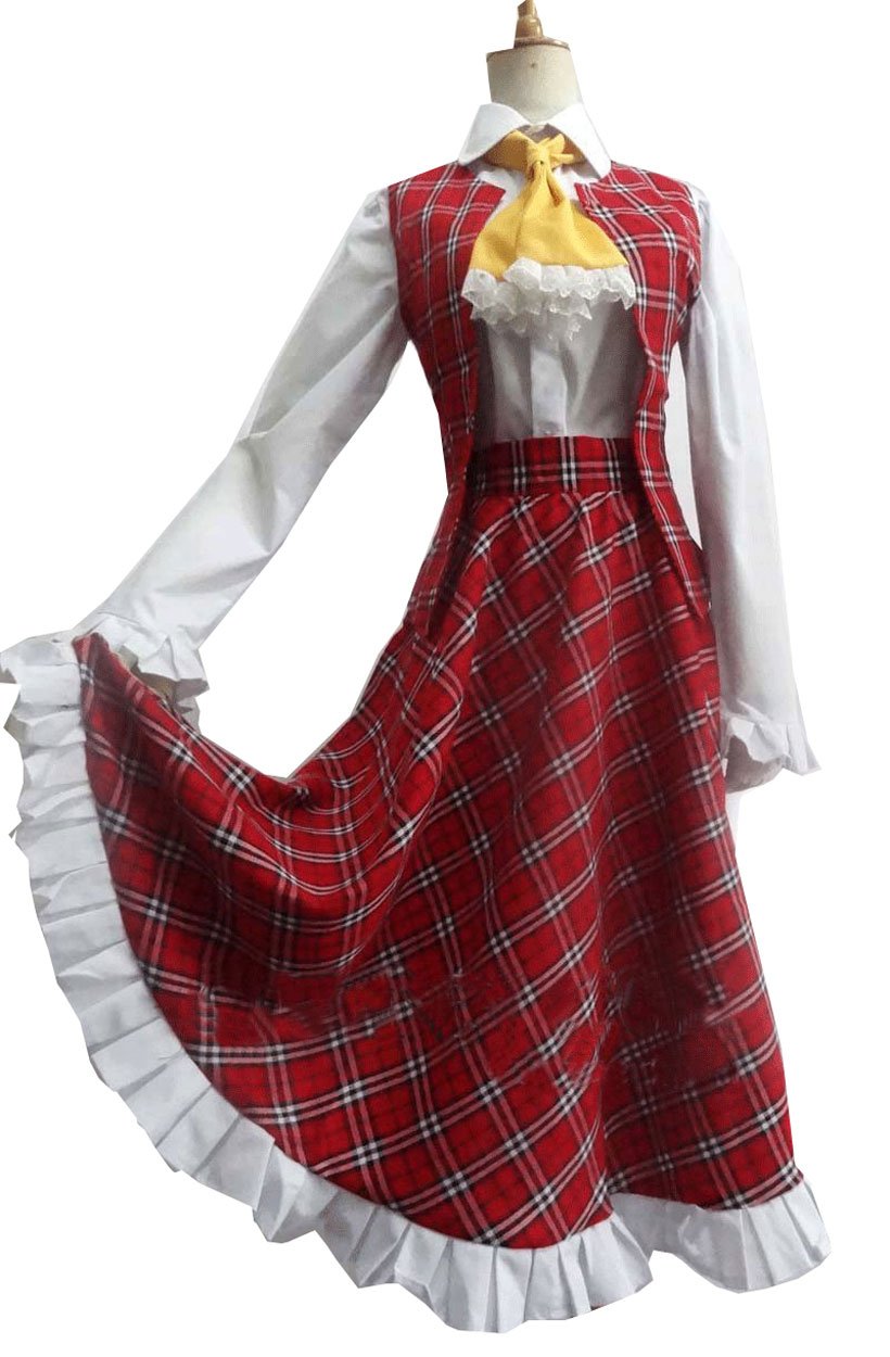 Anime Kazami Yuuka Dress Uniform Cosplay Costume - High Quality Replica for Cosplay Events, Halloween & Anime Conventions