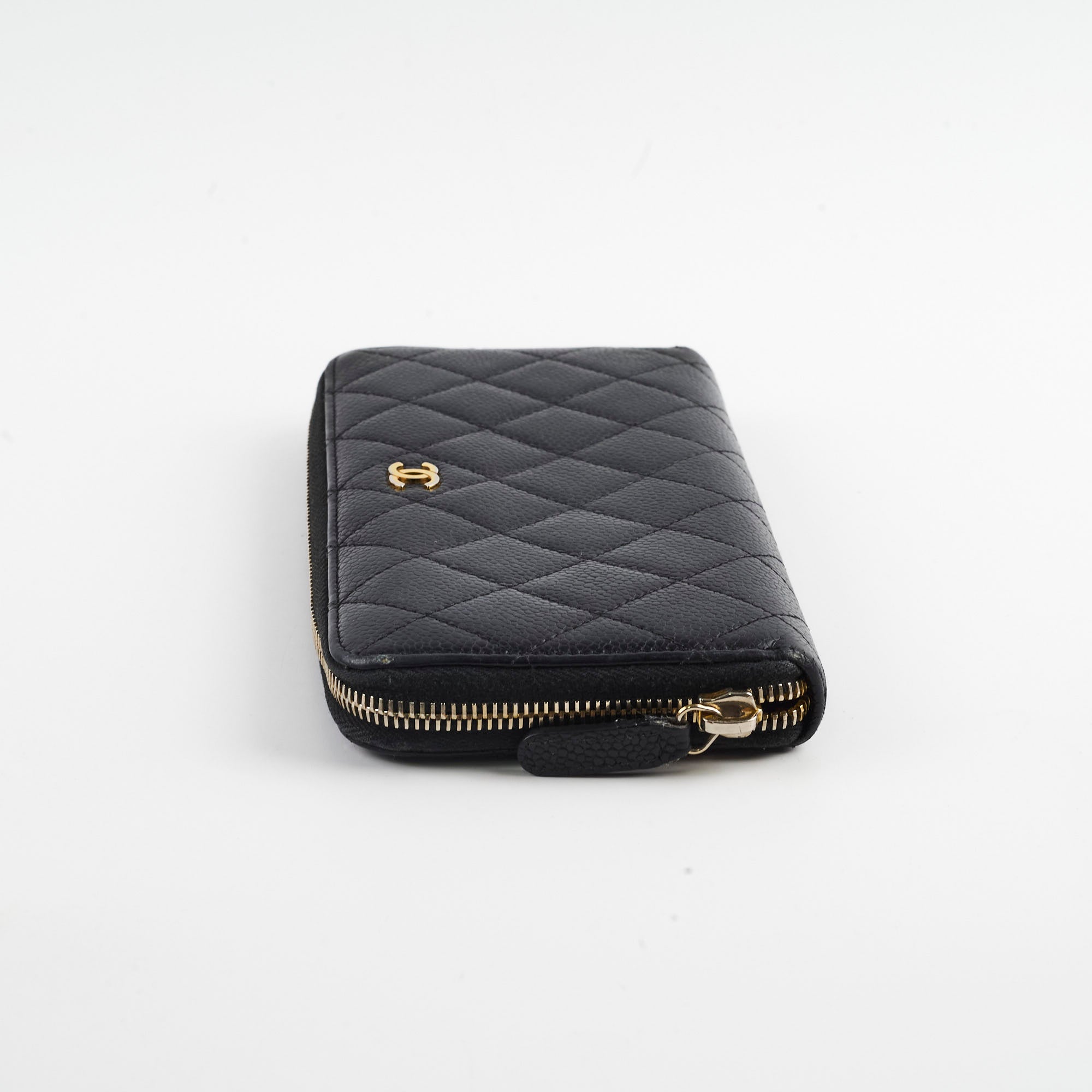 Chanel Caviar Zip Around Wallet Black Series 19 - Luxury Leather Wallet for Women | Perfect for Everyday Use & Special Occasions