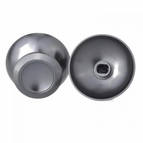 Aussel - 2-in-1 Aluminum Thumbsticks for PS4 Xbox Gaming Controller (Black) - Improve Grip & Precision for FPS, Racing & Action Games