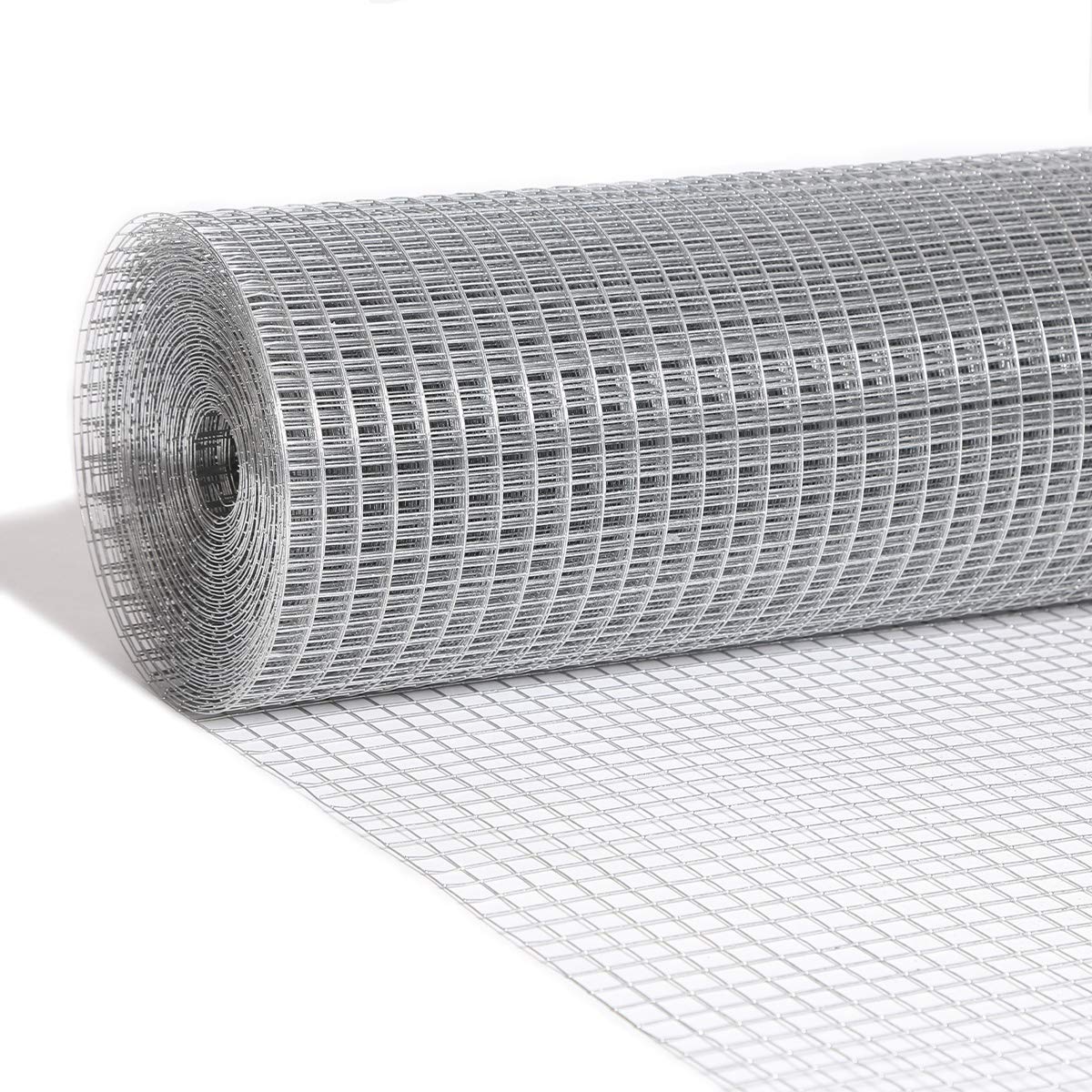 1/2 Inch Mesh 19-Gauge Hot Dip Galvanized Welded Wire Mesh Roll - 72