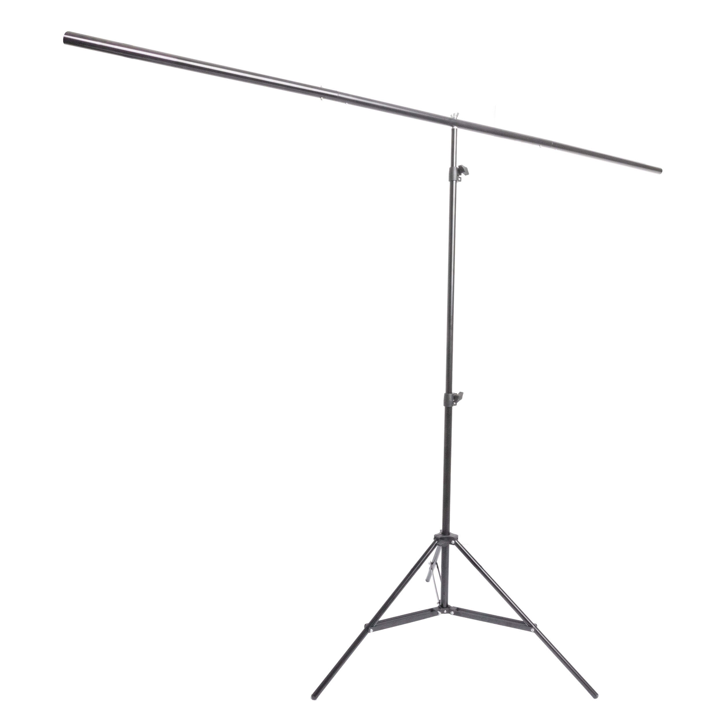 2x1.8m T Bar Backdrop Support Stand with 3x Clamps - Photography & Video Studio Background Stand for Events, YouTube Videos, and Live Streaming