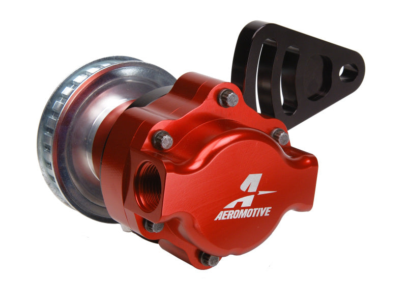 Aeromotive Belt Drive Fuel Pump Kit (P/N 11105) with Gilmer Pulley & Mounting Bracket - High Performance Fuel System Upgrade for Racing & Hot Rod Applications