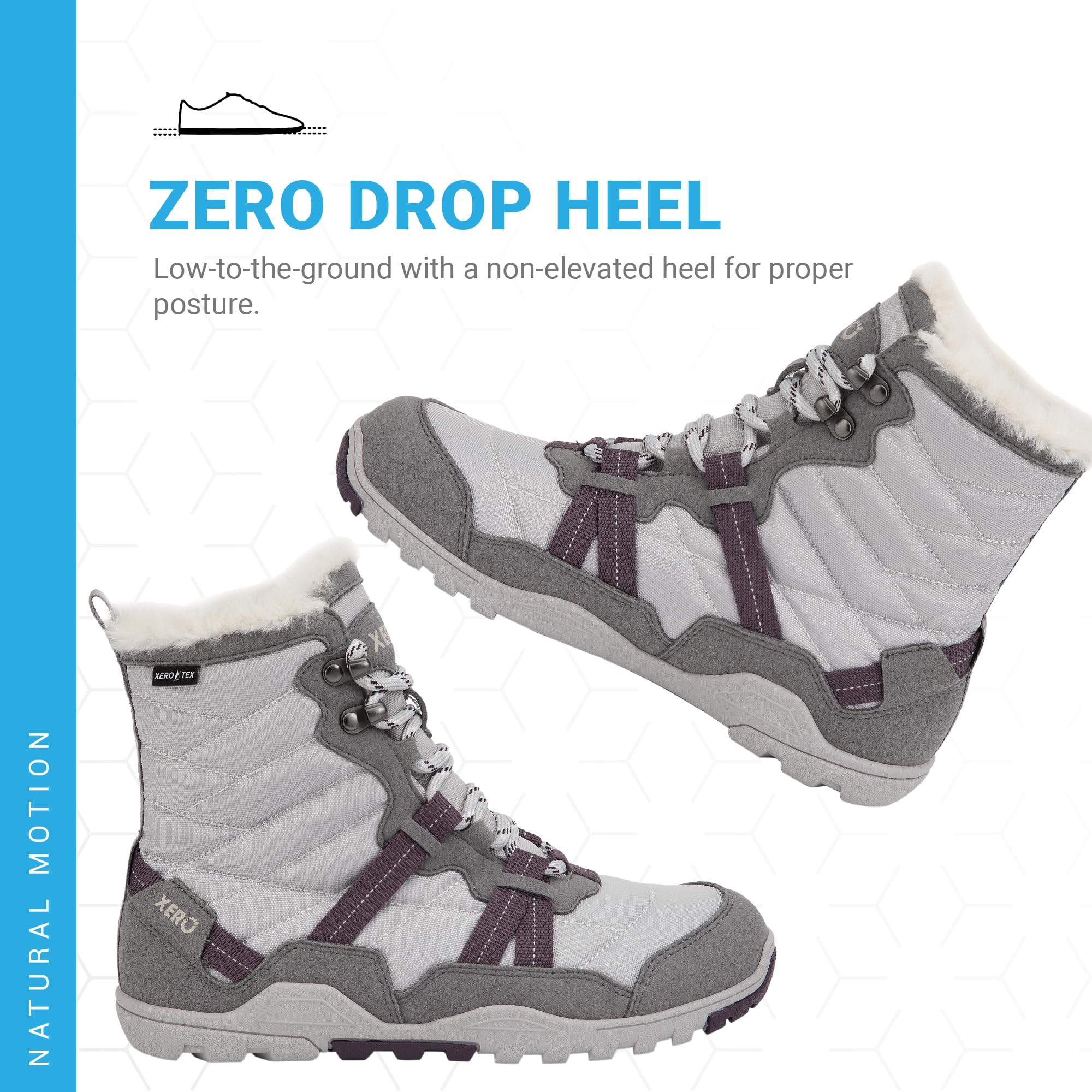 Xero Shoes Alpine Snow Boot - Women's Waterproof Insulated Winter Boots for Hiking, Snowshoeing & Cold Weather Outdoor Activities