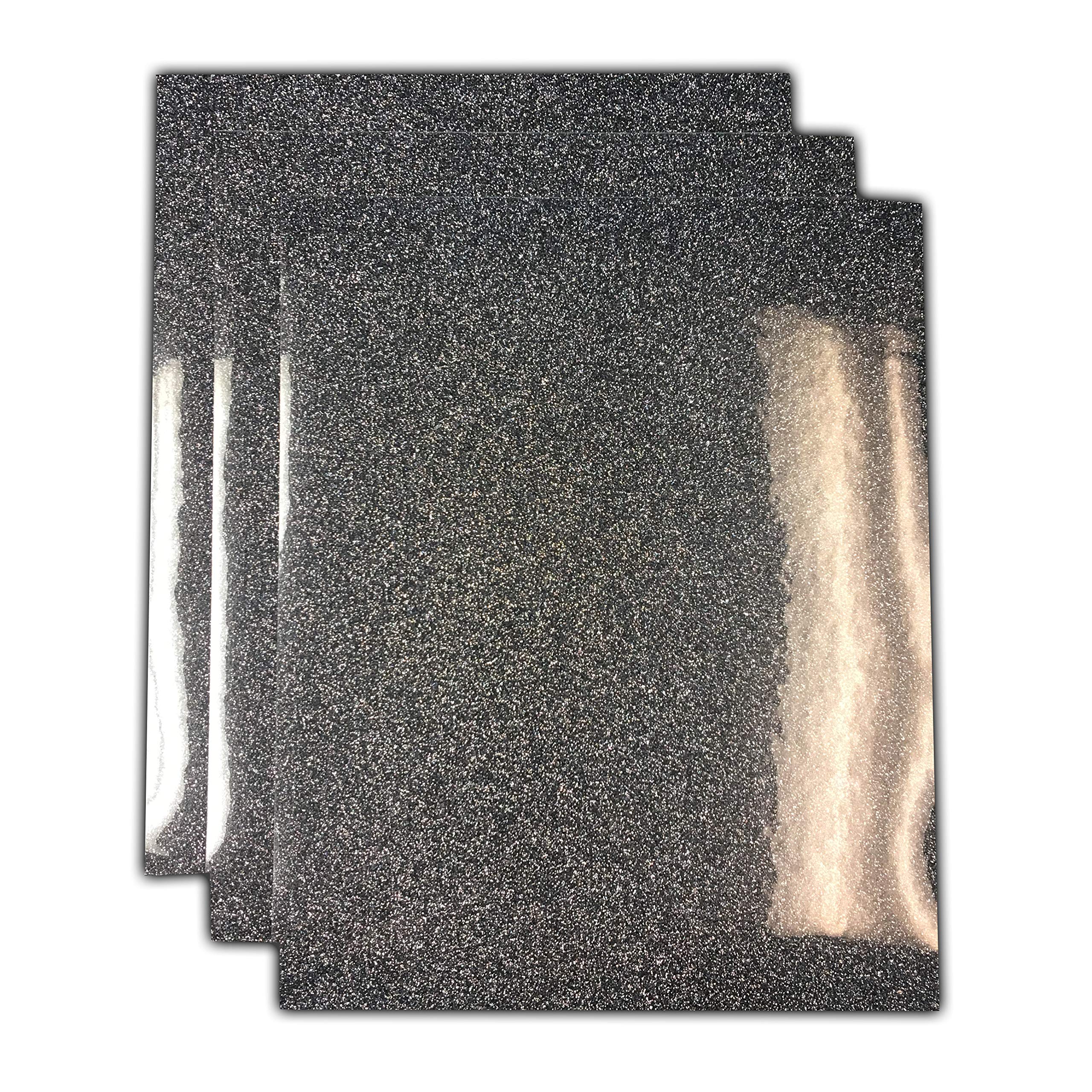 3 Pack Siser Glitter Iron-On Heat Transfer Vinyl Sheets 10