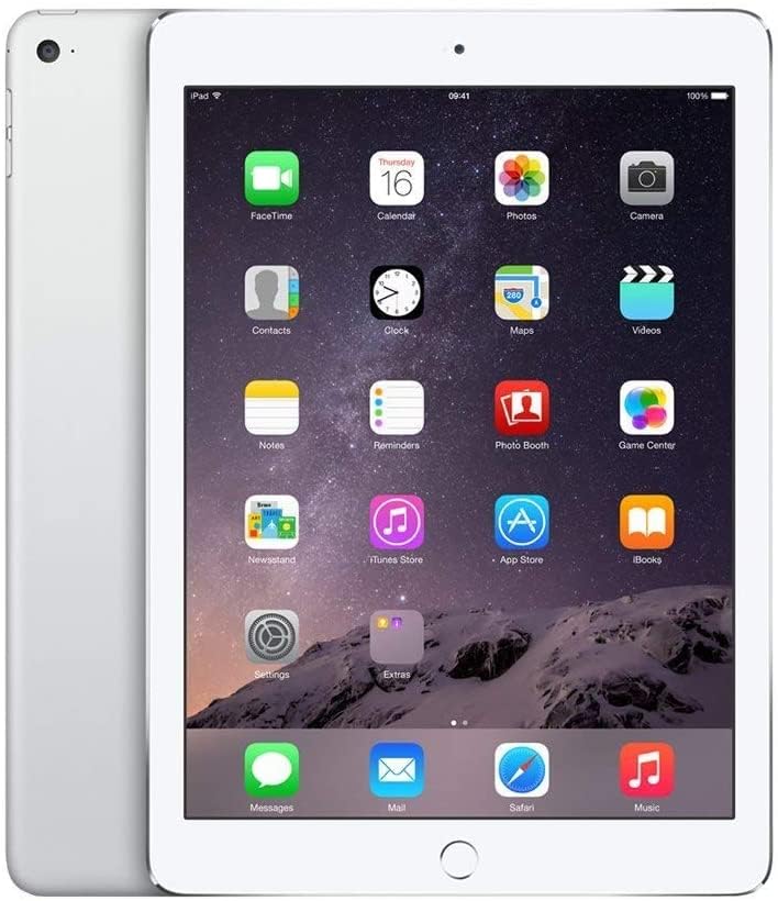 Refurbished Apple iPad Air 2 128GB Silver - Certified Renewed Tablet for Work, School & Entertainment | WiFi Enabled, Lightweight Design