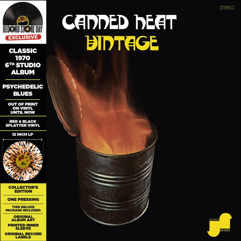 Vintage Canned Heat - Classic Portable Heater for Camping, Emergency & Outdoor Adventures