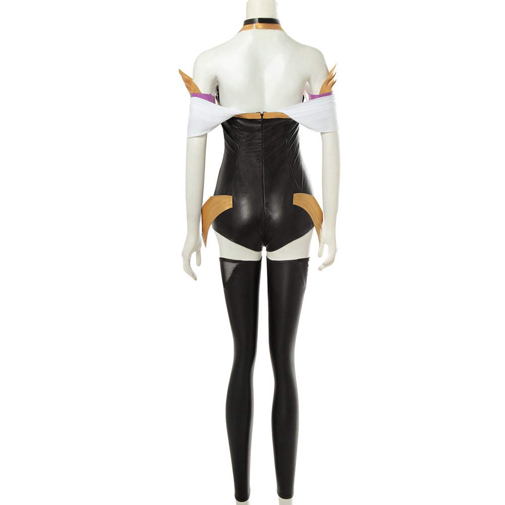 Sexy Anime Ahri Cosplay Costume for Women - Leather Bodysuit Outfit | Perfect for Halloween, Cosplay Events & Anime Conventions